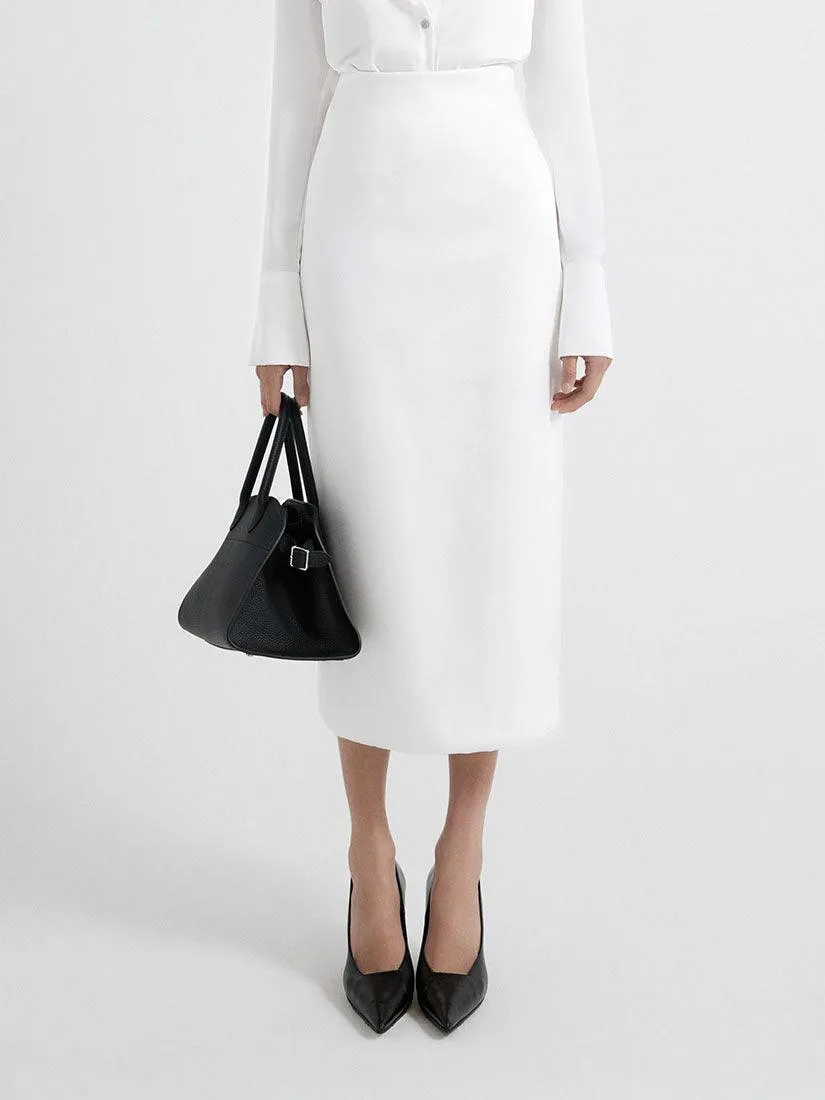 White Pencil Skirt