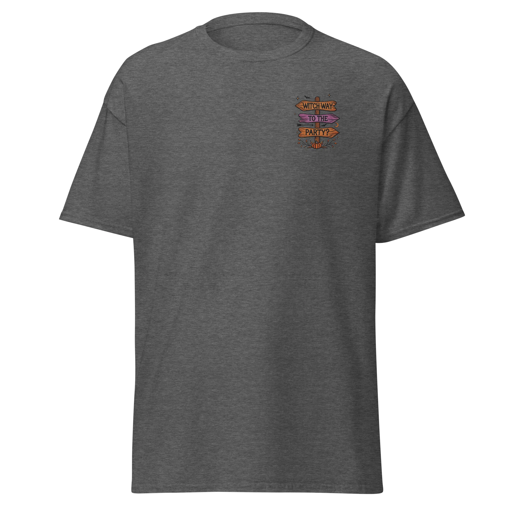 Witch Way To The Party? - Halloween T-Shirt - Spooky Tees