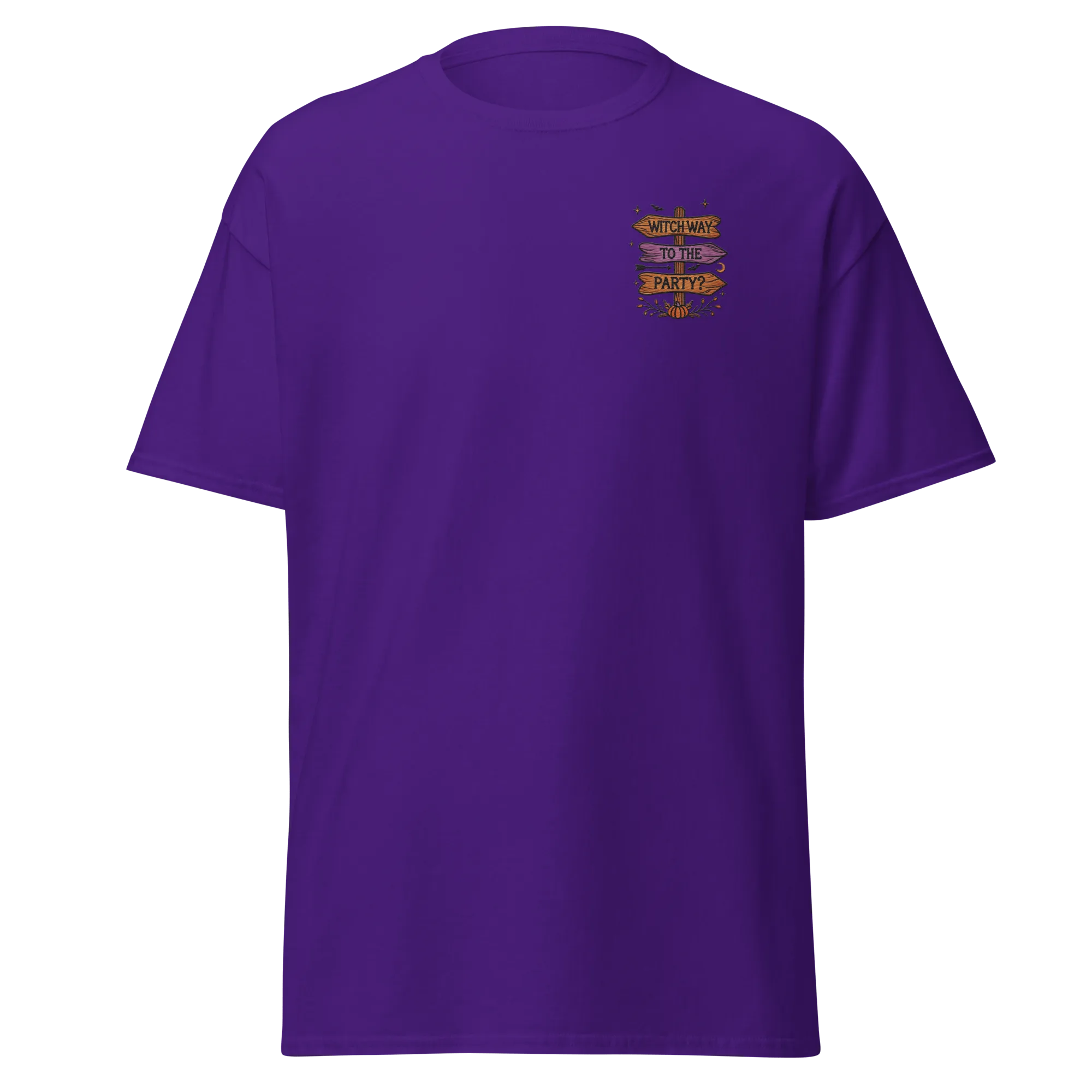 Witch Way To The Party? - Halloween T-Shirt - Spooky Tees