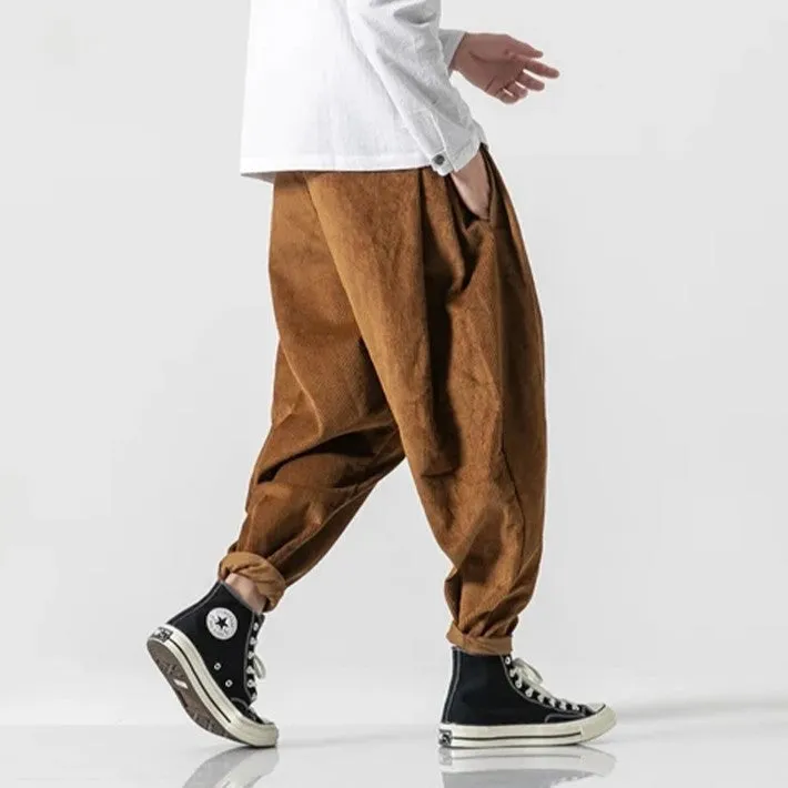Yasser Baggy Corduroy Trousers