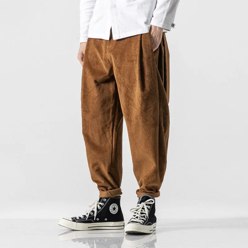 Yasser Baggy Corduroy Trousers