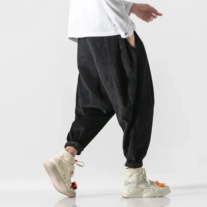 Yasser Baggy Corduroy Trousers