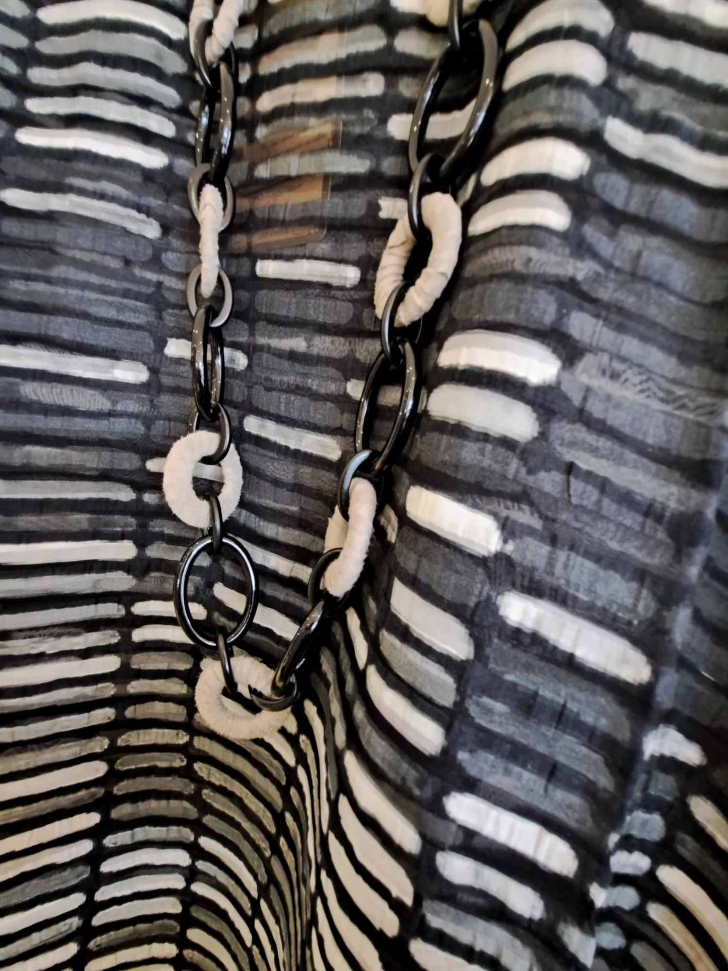 Yauvan black semi sheer dress